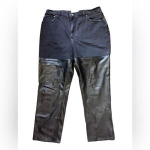 Abercrombie & Fitch pleather jeans. 18R